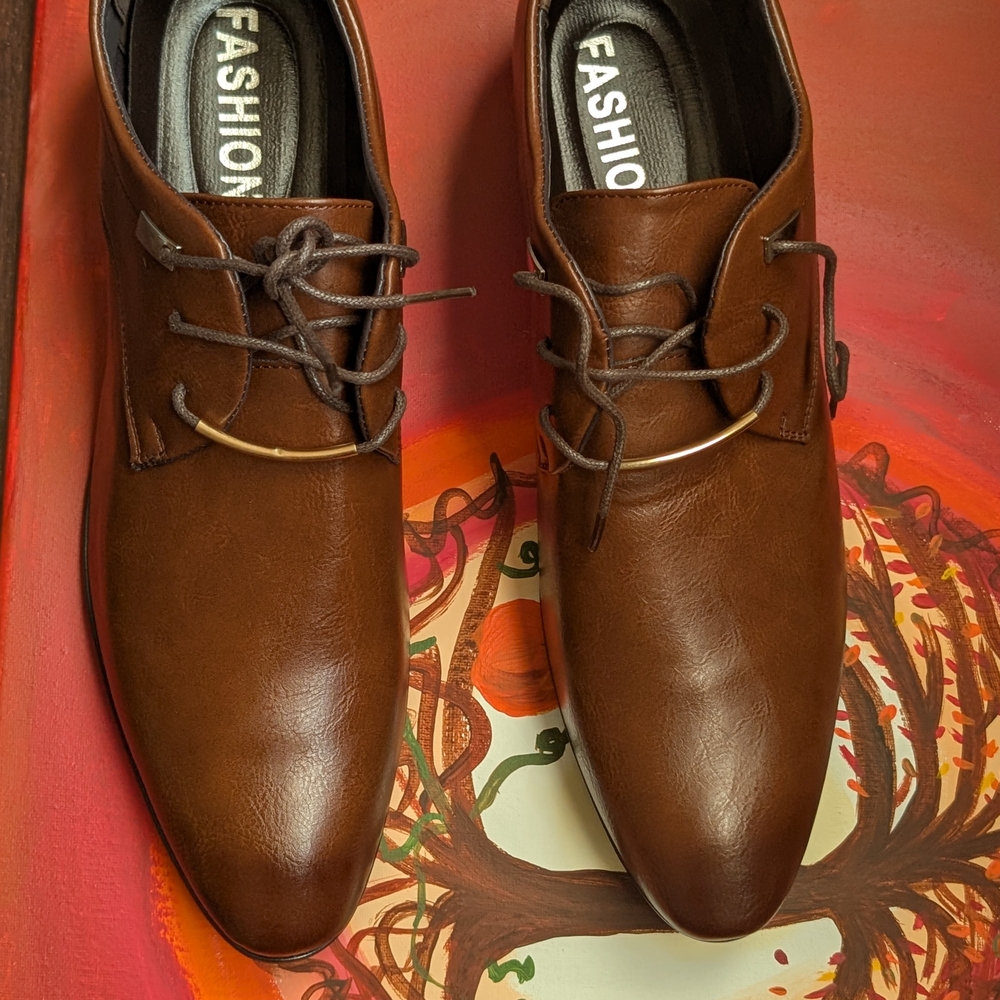 Men's Brown Leather Shoes